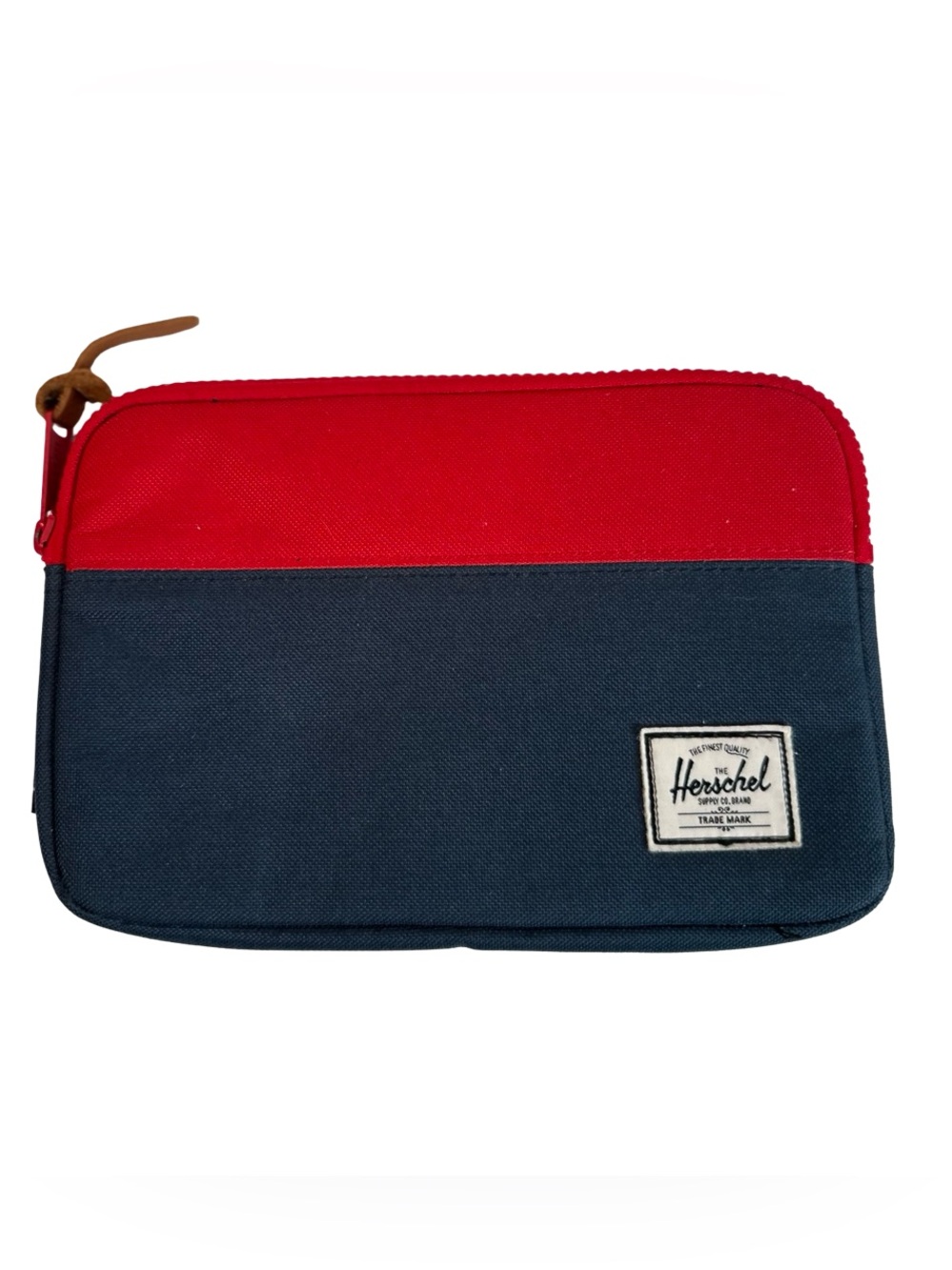 Herschel Supply Co. iPad Mini Anchor Sleeve Phone Padded Zip Case Navy Red